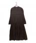 RIM.ARK (リムアーク) Original cut jacquard dress ブラウン サイズ:36：8000円