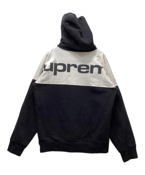 SUPREME（シュプリーム）Supreme (シュプリーム) ブロックドプルオーバーフーディー/Blocked Hooded Sweatshirt/17SS ブラック サイズ:Mの古着・服飾アイテム
