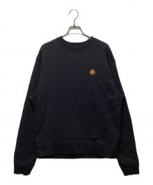 KENZO（ケンゾー）の古着「タイガーパッチクルーネックスウェット FB65SW0064ML」｜ブラック