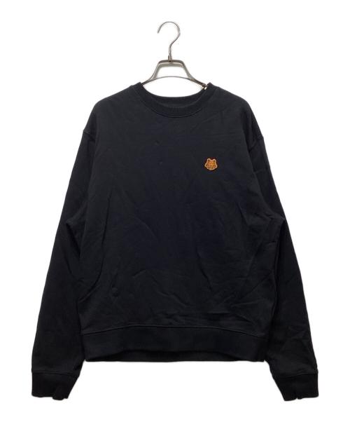 KENZO（ケンゾー）KENZO (ケンゾー) タイガーパッチクルーネックスウェット FB65SW0064ML ブラック サイズ:Mの古着・服飾アイテム