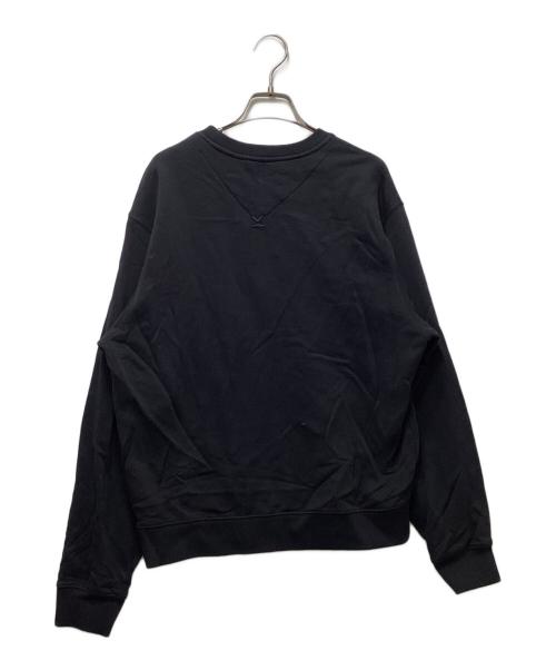 KENZO（ケンゾー）KENZO (ケンゾー) タイガーパッチクルーネックスウェット FB65SW0064ML ブラック サイズ:Mの古着・服飾アイテム