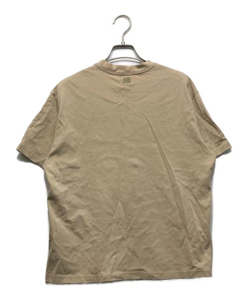 AMI Alexandre Mattiussi（アミアレクサンドルマテュッシ）AMI Alexandre Mattiussi (アミアレクサンドルマテュッシ) ハート刺繍ｔシャツ ベージュ サイズ:XSの古着・服飾アイテム