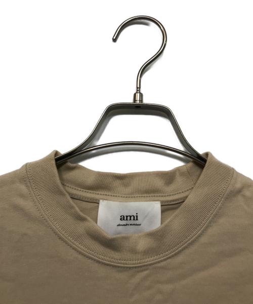AMI Alexandre Mattiussi（アミアレクサンドルマテュッシ）AMI Alexandre Mattiussi (アミアレクサンドルマテュッシ) ハート刺繍ｔシャツ ベージュ サイズ:XSの古着・服飾アイテム