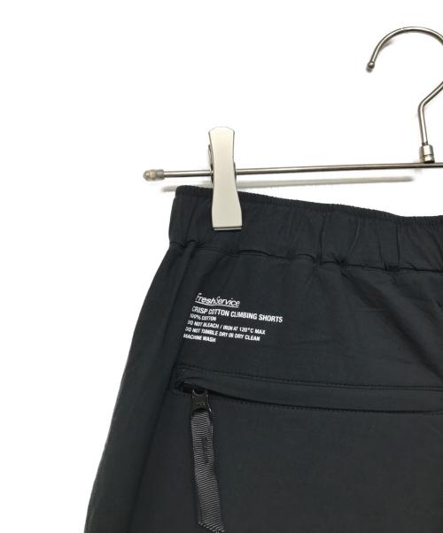 FreshService（フレッシュサービス）FreshService (フレッシュサービス) CRISP COTTON CLIMBING SHORTS ブラック サイズ:L 未使用品の古着・服飾アイテム