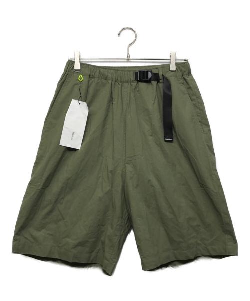 FreshService（フレッシュサービス）FreshService (フレッシュサービス) CRISP COTTON CLIMBING SHORTS グリーン サイズ:M 未使用品の古着・服飾アイテム