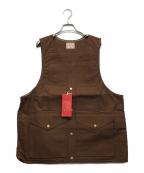 BONCOURAボンクラ）の古着「Pack Vest Duck」｜ブラウン