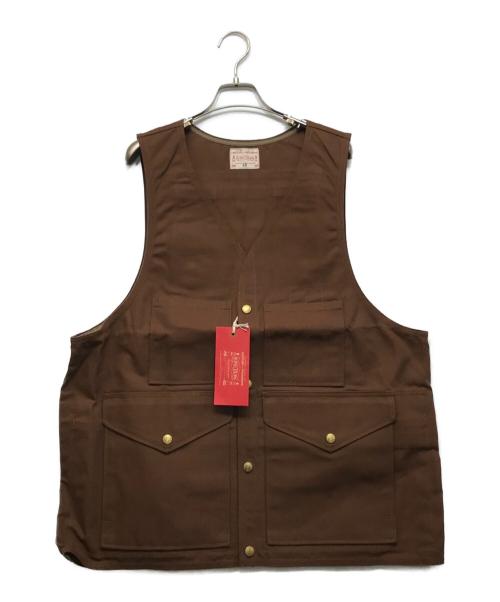 BONCOURA（ボンクラ）BONCOURA (ボンクラ) Pack Vest Duck ブラウン サイズ:40 未使用品の古着・服飾アイテム