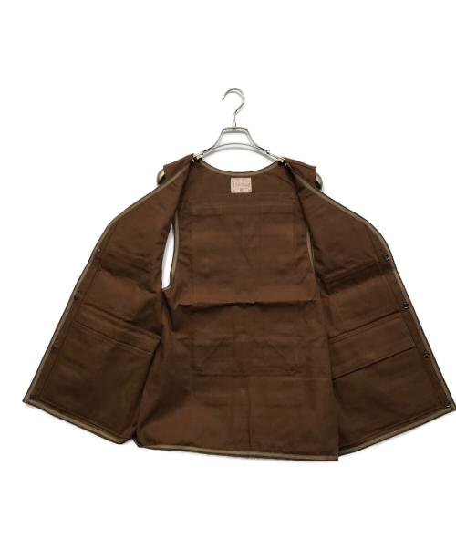 BONCOURA（ボンクラ）BONCOURA (ボンクラ) Pack Vest Duck ブラウン サイズ:40 未使用品の古着・服飾アイテム