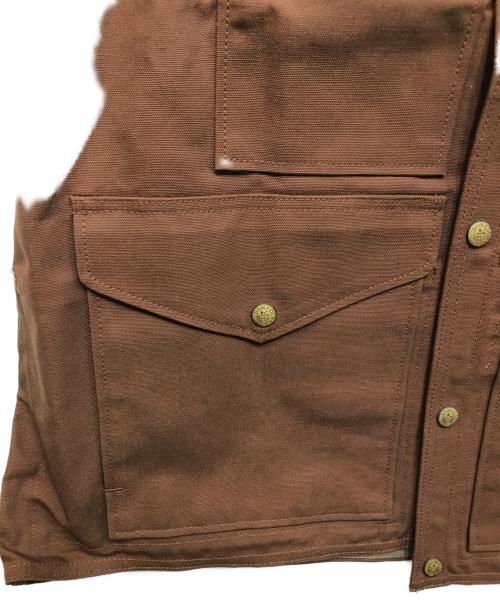 BONCOURA（ボンクラ）BONCOURA (ボンクラ) Pack Vest Duck ブラウン サイズ:40 未使用品の古着・服飾アイテム