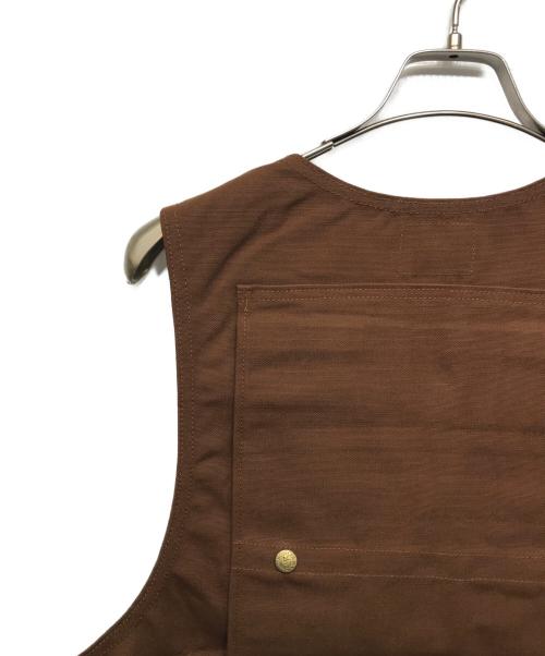 BONCOURA（ボンクラ）BONCOURA (ボンクラ) Pack Vest Duck ブラウン サイズ:40 未使用品の古着・服飾アイテム