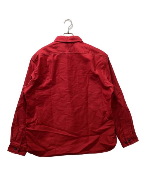 BONCOURA（ボンクラ）BONCOURA (ボンクラ) CPO Shirt Moleskin/CPO シャツ モールスキン レッド サイズ:40 未使用品の古着・服飾アイテム