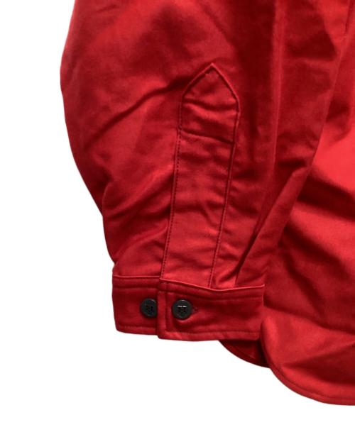 BONCOURA（ボンクラ）BONCOURA (ボンクラ) CPO Shirt Moleskin/CPO シャツ モールスキン レッド サイズ:40 未使用品の古着・服飾アイテム