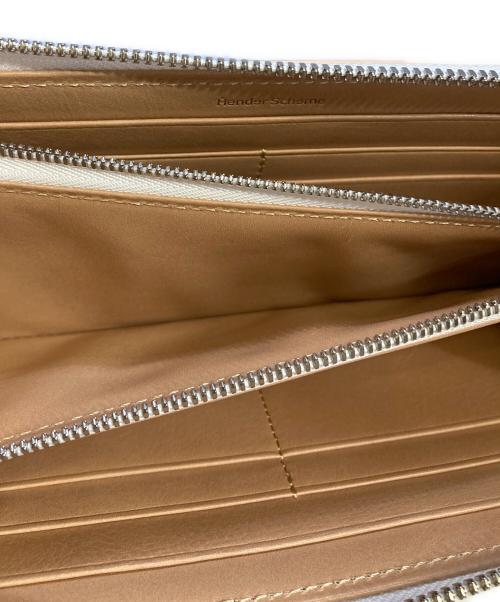 HENDER SCHEME（エンダースキーマ）Hender Scheme (エンダースキーマ) long zip purse ベージュの古着・服飾アイテム