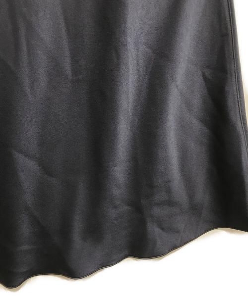 DES PRES（デ プレ）DES PRES (デ プレ) サテンジョーゼット セミマーメイドスカート ネイビー サイズ:36の古着・服飾アイテム