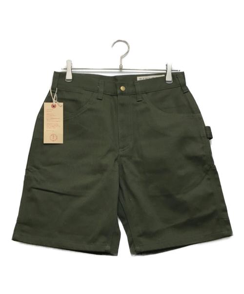 BONCOURA（ボンクラ）BONCOURA (ボンクラ) Painter Short Pants グリーン サイズ:28の古着・服飾アイテム