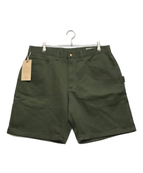 BONCOURA（ボンクラ）BONCOURA (ボンクラ) Painter Short Pants グリーン サイズ:36の古着・服飾アイテム