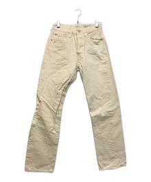 BONCOURA（ボンクラ）の古着「66-WHITE デニムパンツ」｜ホワイト