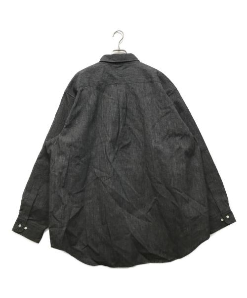 BONCOURA（ボンクラ）BONCOURA (ボンクラ) BD shirt chambray グレー サイズ:42の古着・服飾アイテム