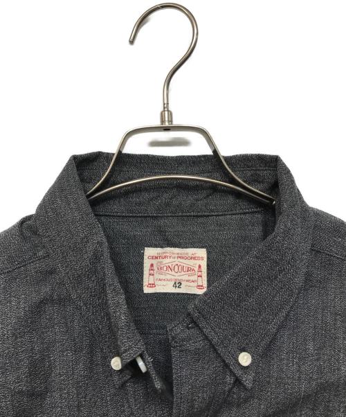 BONCOURA（ボンクラ）BONCOURA (ボンクラ) BD shirt chambray グレー サイズ:42の古着・服飾アイテム