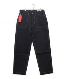 BONCOURA（ボンクラ）の古着「Work Pants WWⅡ Duck indigo 12th Anniversary Model」｜インディゴ