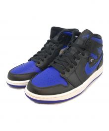 NIKE（ナイキ）の古着「Air Jordan 1 Mid "Black/Blue"」｜ブラック×ブルー