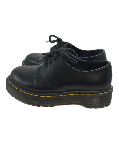 Dr.Martens（ドクターマーチン）Dr.Martens (ドクターマーチン) 3ホールレザーシューズ ブラック サイズ:37の古着・服飾アイテム