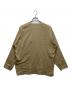ISSEY MIYAKE (イッセイミヤケ) ノーカラーシャツ ベージュ サイズ:3：12000円