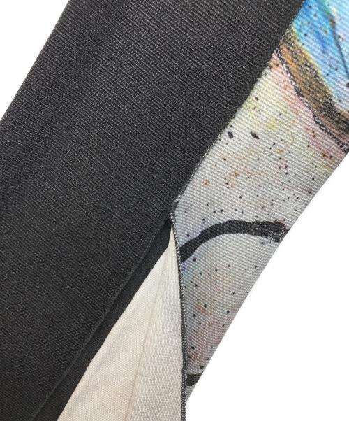 sahara（サハラ）sahara (サハラ) Art Print Layered Dress ブラック サイズ:FREEの古着・服飾アイテム
