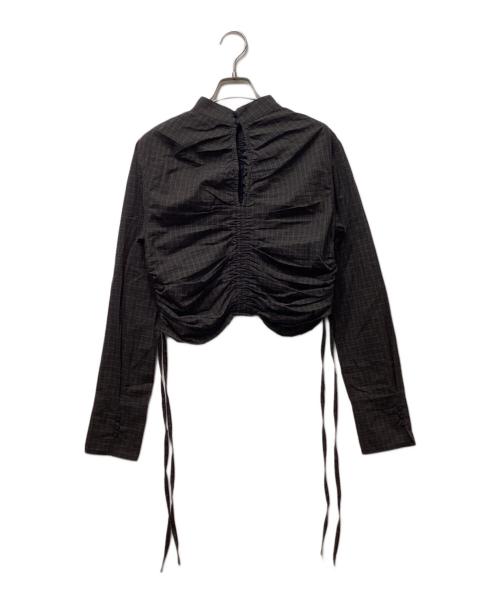 TODAYFUL（トゥデイフル）TODAYFUL (トゥデイフル) Checkgather Compact Blouse ブラウン サイズ:Fの古着・服飾アイテム