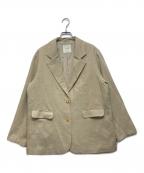 Eaphiエフィ）の古着「LINEN LIKE OVER JACKET」｜ベージュ