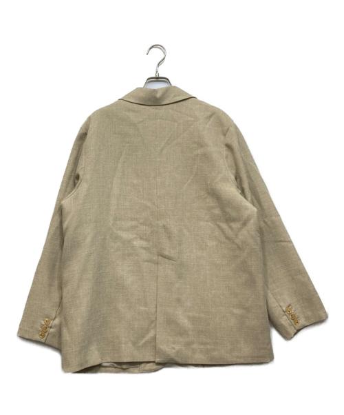 Eaphi（エフィ）Eaphi (エフィ) LINEN LIKE OVER JACKET ベージュ サイズ:FREEの古着・服飾アイテム