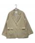 Eaphi（エフィ）の古着「LINEN LIKE OVER JACKET」｜ベージュ