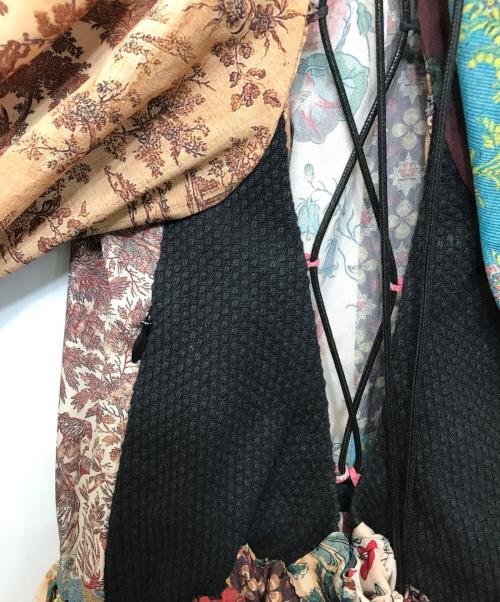 FUMIE=TANAKA（フミエタナカ）FUMIE=TANAKA (フミエタナカ) パッチワークワンピース マルチカラー サイズ:Freeの古着・服飾アイテム