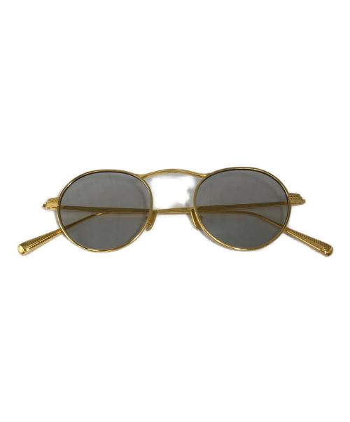 EYEVAN（アイヴァン）EYEVAN (アイヴァン) Safari サファリ YG（YELLOW GOLD） メガネ ゴールド サイズ:SIZE 46□21-145の古着・服飾アイテム