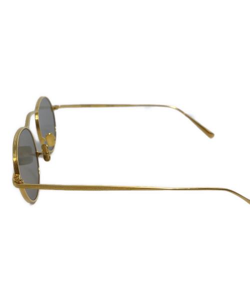 EYEVAN（アイヴァン）EYEVAN (アイヴァン) Safari サファリ YG（YELLOW GOLD） メガネ ゴールド サイズ:SIZE 46□21-145の古着・服飾アイテム