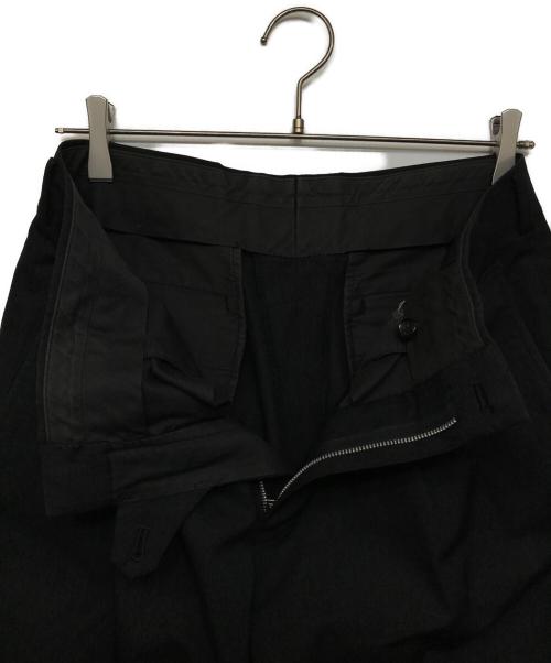 COMME des GARCONS HOMME（コムデギャルソン オム）COMME des GARCONS HOMME (コムデギャルソン オム) ２タックウールスラックス ブラック サイズ:Lの古着・服飾アイテム