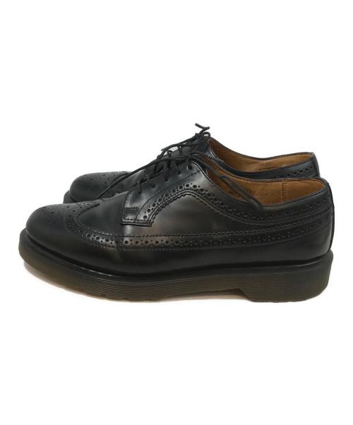 Dr.Martens（ドクターマーチン）Dr.Martens (ドクターマーチン) ウィングチップシューズ ブラック サイズ:UK ９の古着・服飾アイテム