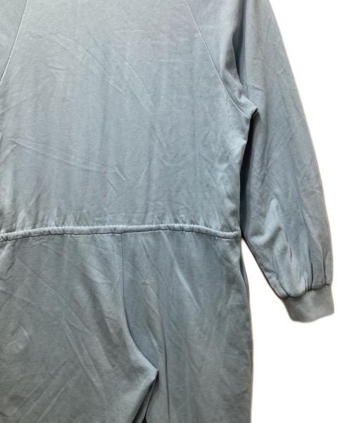 MAISON SPECIAL（メゾンスペシャル）MAISON SPECIAL (メゾンスペシャル) Sweat Track Rompers（スウェットトラックロンパース）21241265101 / オールインワン　ジャンプスーツ ブルー サイズ:Fの古着・服飾アイテム