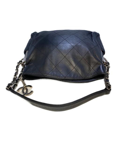 CHANEL（シャネル）CHANEL (シャネル) ココマーク セミショルダーバッグ/ホーボー ブラックの古着・服飾アイテム