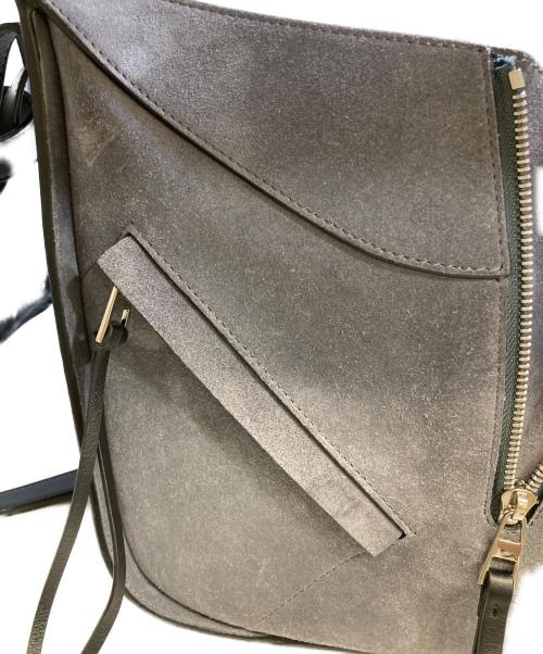 LOEWE（ロエベ）LOEWE (ロエベ) ハンドバッグ スモール（カーフ＆スエード） グレーの古着・服飾アイテム