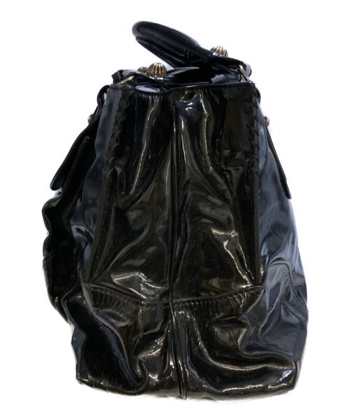 CELINE（セリーヌ）CELINE (セリーヌ) エナメル ブギーバッグ ブラックの古着・服飾アイテム