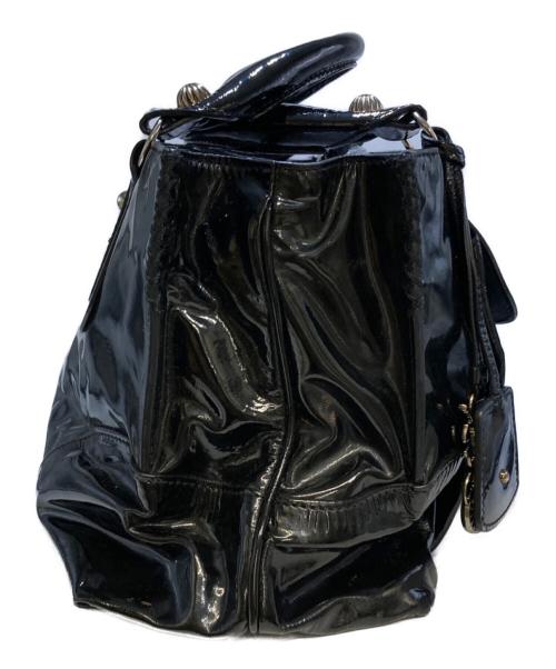 CELINE（セリーヌ）CELINE (セリーヌ) エナメル ブギーバッグ ブラックの古着・服飾アイテム