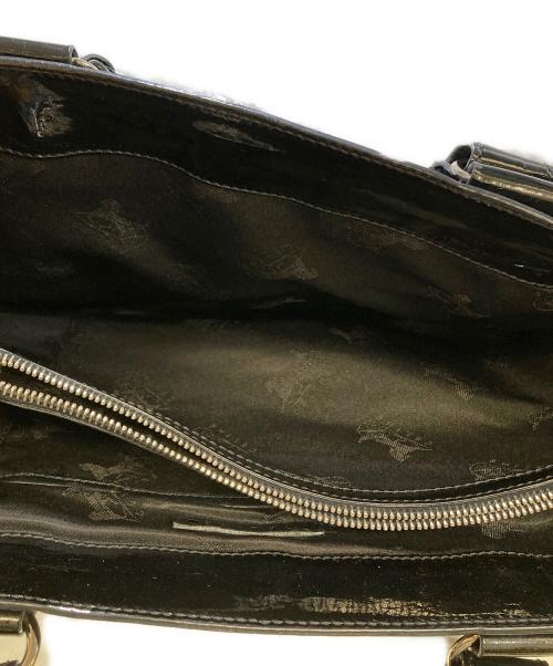 CELINE（セリーヌ）CELINE (セリーヌ) エナメル ブギーバッグ ブラックの古着・服飾アイテム