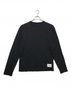 JIL SANDER+ジルサンダープラス）の古着「ロゴパッチ ロングスリーブカットソー」｜ブラック