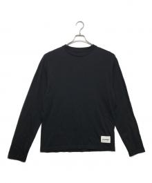JIL SANDER+（ジルサンダープラス）の古着「ロゴパッチ ロングスリーブカットソー」｜ブラック