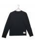 JIL SANDER+（ジルサンダープラス）の古着「ロゴパッチ ロングスリーブカットソー」｜ブラック