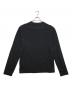 JIL SANDER+ (ジルサンダープラス) ロゴパッチ ロングスリーブカットソー ブラック サイズ:L：10000円