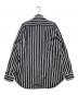 COMME des GARCONS SHIRT (コムデギャルソンシャツ) アーガイル×ストライプシャツ ブラック サイズ:L：18000円