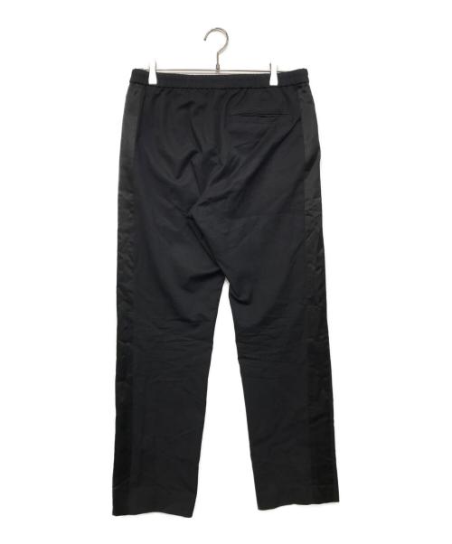DRIES VAN NOTEN（ドリスヴァンノッテン）DRIES VAN NOTEN (ドリスヴァンノッテン) サイドライン イージーパンツ ブラック サイズ:50の古着・服飾アイテム