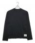 JIL SANDER+（ジルサンダープラス）の古着「ロゴパッチ ロングスリーブカットソー」｜ブラック